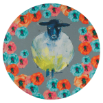 - Place Mats Set Of 4 Flower Lambs