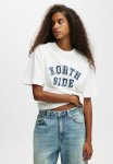 Cotton On The Premium Boxy Graphic Tee - North Side Vintage White