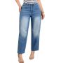 High Waist Loose Jeans Blue
