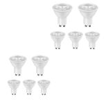 10 Pack - LED 6W Down Lights GU10 Warm White