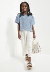 PoP Candy Top & Bottom Set - Light Blue & White