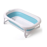 Ashcomonline Baby Bath Tub With Baby Cushion And Temperature Sensor