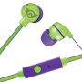 Amplify Sport Quick Series Earbuds With MIC - Green/purple