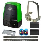 Centurion D6 Smart Plus Full Sliding Gate Motor Kit With Antitheft Bracket