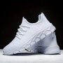 Men's Casual Sneakers Breathable Lace-up Shoes With Fabric Uppers For Outdoor Walking Running Spring Summer Autumn