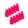 Set Of 10 - Reusable Nail Polish Remover Soaker Clip Covers By Great Empire