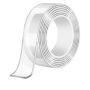 3 Pack - 3 Meter Nano Adhesive Tape Roll - Transparent