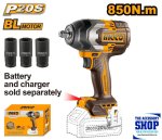 Impact Wrench 850NM 1 2"DRIVE Cordless 20V Tool Only Ingco CIWLI20851