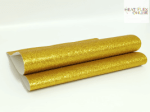Faux Leather Fine Glitter Gold A4