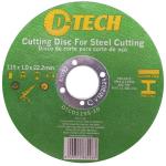 D Tech Cutting Disc Industrial Metal 115 X 1.0 X 22.2 Mm 600 PC DTCD115 S 600