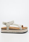 PRIMA5 Flatform Espadrille Sandal - Silver