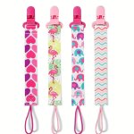 1 4PCS Baby Pacifier Holder Clips - Pacifier Clip For Boys And Girls Fits For Most Pacifiers Christmas Halloween Thanksgiving Gi