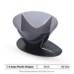 Coffee Accessories Creative Borosilicate Glass Plastic Barista Dripper