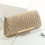 Elegant Glitter Evening Clutch Bag With Chain Versatile Handbag For Phone And Makeup Essentials