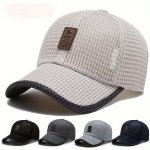 Ediko Breathable Mesh Baseball Cap Unisex Summer Trucker Hat Outdoor Sports Running Cap Woven Textile Material 80% Hand Wash Onl