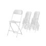 Tocc Yang Plastic Folding Chair White Set Of 12