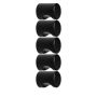 Cylindrical Drawer Knob Matt Black 20MM 5 Pack
