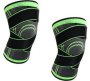 A-by 2 Piece Knee Brace Protective Knee Support - Unisex Knee Support For Sports Black Green