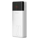 Romoss LT20PS+ 20000MAH Input: Type-c|lightning|micro Usd|output: TYPE-C|2 X USB Power Bank - White