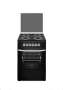 Ferre 500mm Black 4 Plate Electric Free Standing Oven