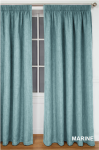 Simon Baker Amalfi Tape Curtain Marine Various Lengths - Marine W 265 X L 218CM