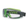 Uvex U-sonic 9308 Supravision Excellence Safety Goggles - Grey-lime