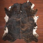 Aas Grade Nguni Hide 216 Brown white XXL - Extra Large Brown white Panelled