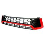 Toyota Hilux 2016+ Revo Black And Red Grille Kit