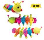 Plush Bright Caterpillar W foambeads 60C