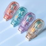 4PCS 0.58 Cm X 3.99 Meter Double-sided Dispensing Tape Acid-free Durable Transparent Dot Adhesive Double-sided Tape Very Suitabl