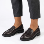 Madison Magnolia Loafer With Saddle - Chocolate - 8