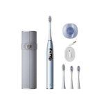 X Pro Digital Sonic Electric Toothbrush Set Silver