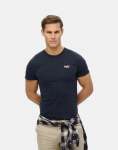 Essential Contrast Emb Eclipse Navy T-Shirt - XXL Blue