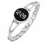 Digital Touch Screen Rhinestone Bracelet Watch