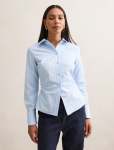 Ange Slim Fitted Shirt - 18 Blue Stripe