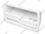 Utility Case L mount 266MM X 561MM White With Glass Holder