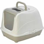 CAT Moderna Flip Toilet - Warm Grey Waggs Online Pet Shop