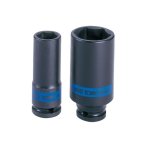 King Tony Deep Impact 6 Point Sockets 1 2" Drive