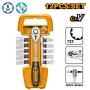 Ingco Socket Set 1/4'' 12 Piece