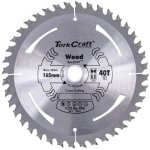 Tork Craft Saw Blade Tct 165X1.6X20MM 40T Wood