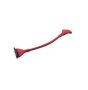 Vantec 45CM 18 Inch Rounded ATA133 Ide Cable With Pull Tab - Red Pvc Pipe