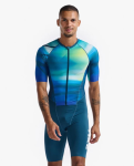 Men's Aero Sleeved Trisuit - Spring Green Majol X- Large