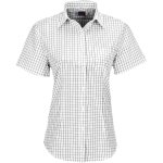 Ladies Short Sleeve Aston Shirt White