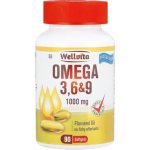 Wellvita Omega 3 6&9 1000MG Flaxseed Oil 300 Softgels
