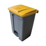 Pedal Bin Plastic 68 Litre Yellow By Cambro
