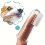 Ultra-soft Silicone Pet Finger Toothbrush For Dogs & Cats - Gentle Dental Care Plaque Removal No Batteries Required