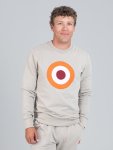 Target Emb Crew Fleece Sweater - Sustained Grey - XXL Sustained Grey