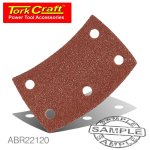 SanDisk Sanding Pads Curved 120 Grit Hook And Loop