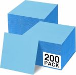 Cocktail Napkins Disposable Blue Beverage Napkins Soft And Absorbent Paper Napkins For Dinner Party Wedding Or Every Day Use 5"