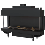 - Leo 100 Lp 3-SIDED Glass Gas Fireplace Built-in